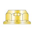 Newport Fasteners Lock Nut, 3/8"-16, Steel, Grade G, Yellow Zinc, 1250 PK 437049